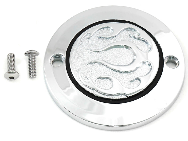 Chrome 2-Hole Flame Point Cover