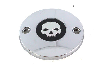 M8 Ignition System Cover Skull Chrome