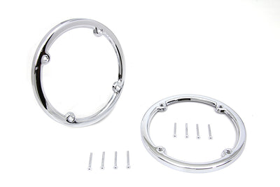 Chrome Rear Tour-Pak Speaker Trim Set