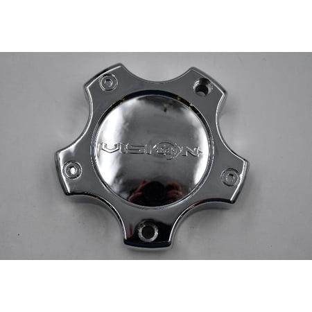 5 Lug Clsd Chrome Cap- 375 - C3755C