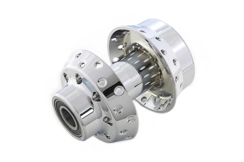 Chrome Front Wheel Hub with 25mm Bearings