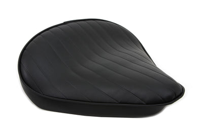 Black Tuck and Roll Solo Seat Large
