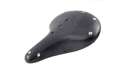Double Steel Saddle Solo Seat Black