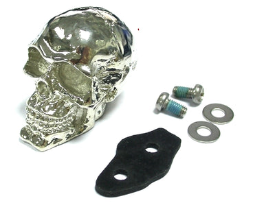 Chrome Skull Fender Ornament
