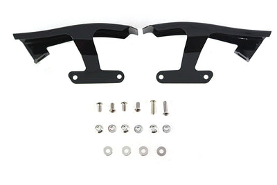 Black Saddlebag Filler Strip Set