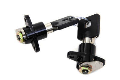 Black Saddlebag Lock and Key Kit