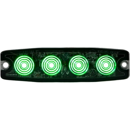 Light Strobe 4-3/8IN 4-LED Green - 8892249