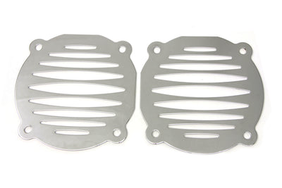 Chrome Milled Slots Speaker Grill Set