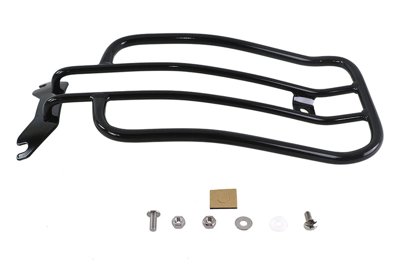 7 inch Solo Luggage Rack Black