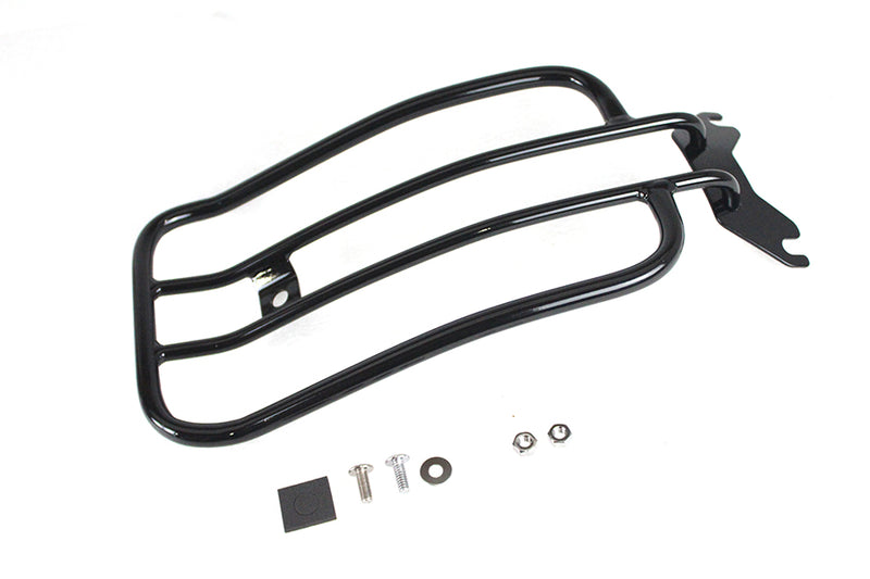 7 inch Solo Luggage Rack Black