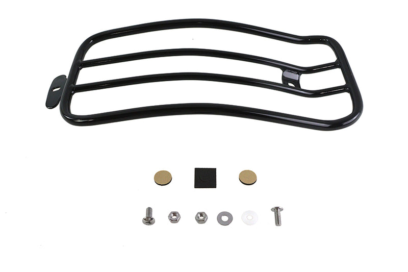 7 inch Solo Luggage Rack Black
