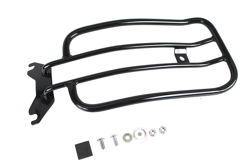 7 inch Solo Luggage Rack Black