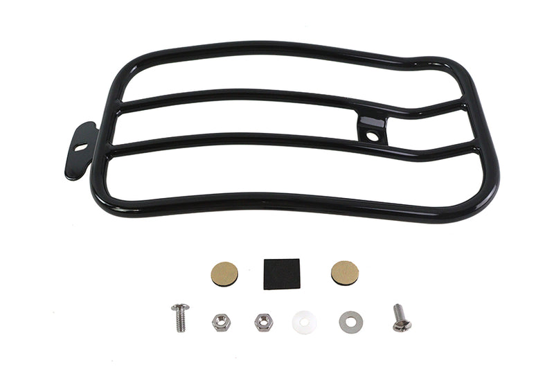 7 inch Solo Luggage Rack Black