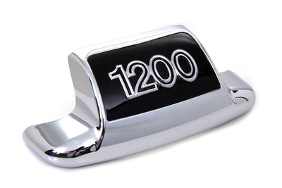 Chrome and Black Rear Fender Tip  inch1200 inch