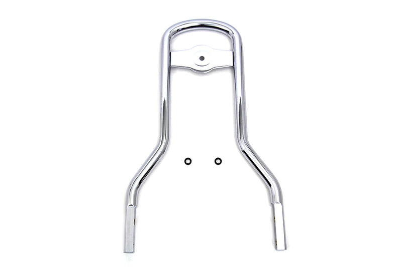 14-1/2 inch Mini Medallion Style Sissy Bar Upright Chrome