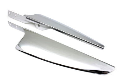 Chrome Windshield Deflector Set