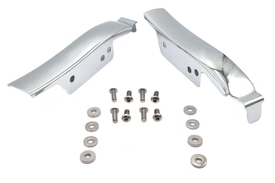 Saddlebag Rear Filler Strip Set Chrome