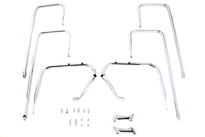 Saddlebag Guard Kit Chrome