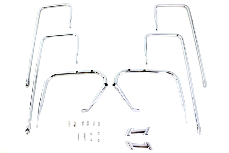 Saddlebag Guard Kit Chrome