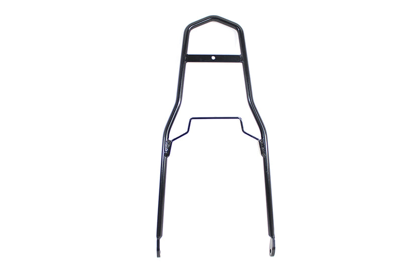 24 inch Round Sissy Bar Flat Fender Style Black