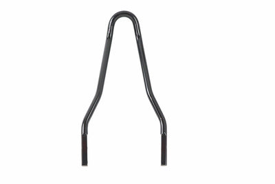 13 inch Round Sissy Bar Top Black