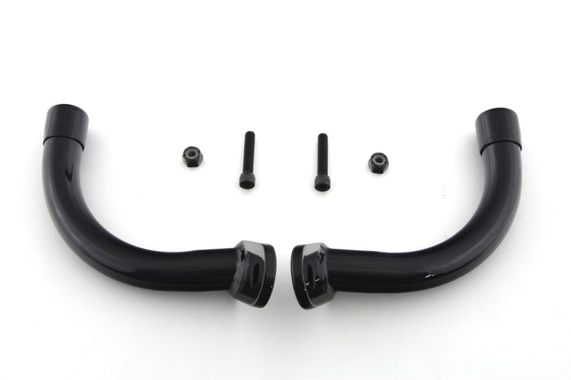 Black Saddlebag Guard Eliminator Brackets