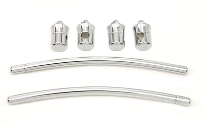 Chrome Front Fender Trim Rail Kit