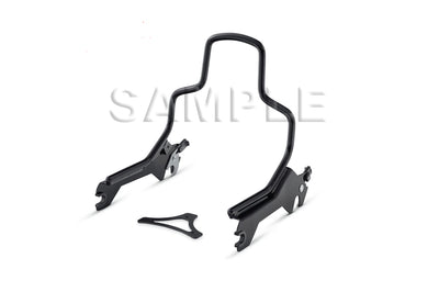 8-1/2 inch Short Detachable Sissy Bar Gloss Black