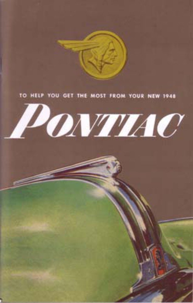bishko automotive literature 1948 Pontiac Owners Manual User Guide Reference Operator Book Fuses Fluids
