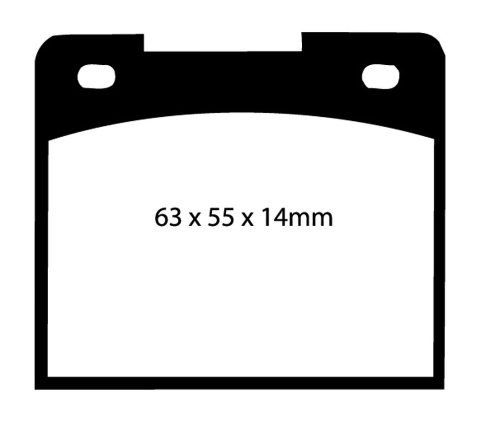 EBC Brakes UD044 Ultimax OEM Replacement Brake pad