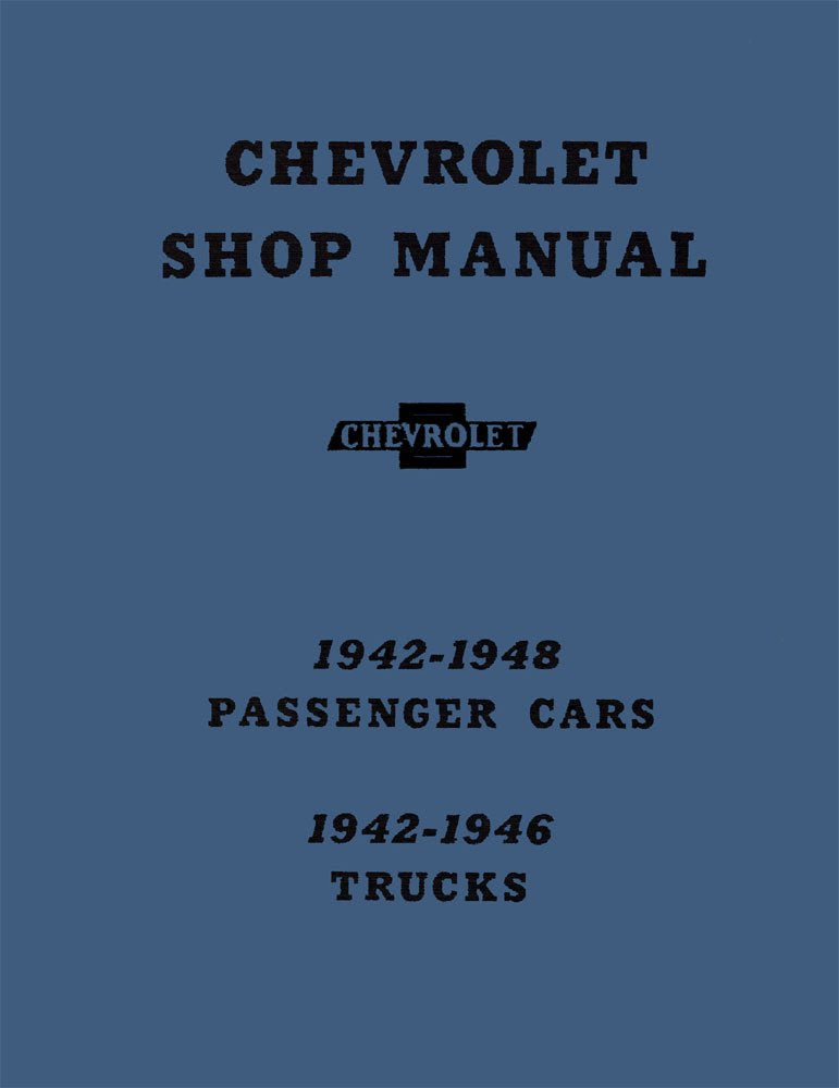bishko automotive literature 1942 1946 1947 1948 Chevrolet Car Truck Shop Service Repair Manual Engine
