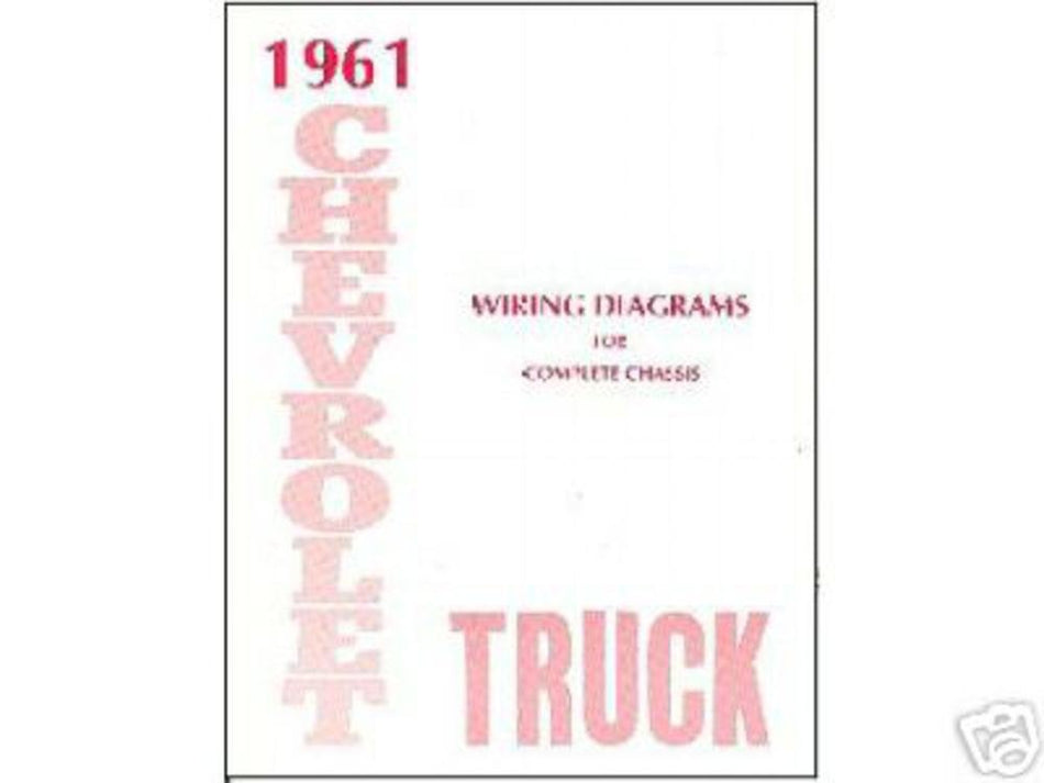 bishko automotive literature 1961 Chevrolet Truck Electrical Wiring Diagrams Schematics Mechanic OEM Book
