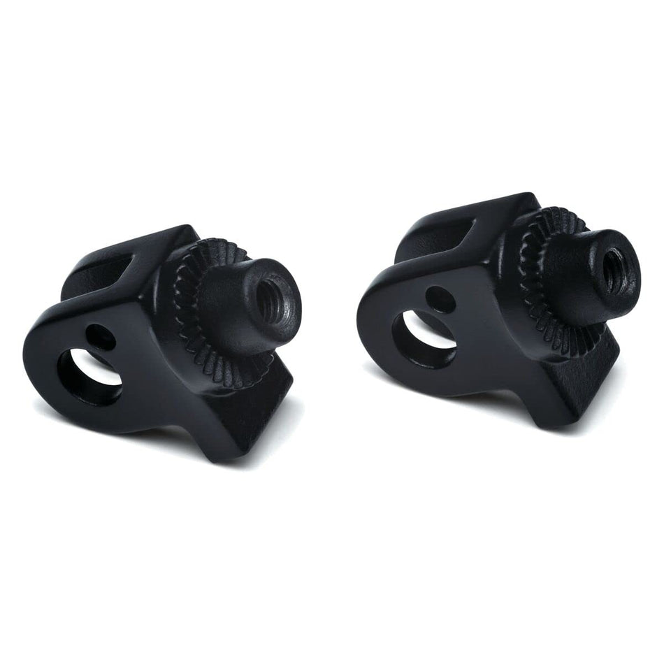 Kuryakyn Splined Peg Adaptors Satin Black 3286
