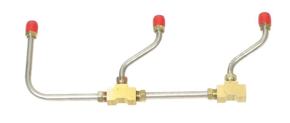 The Right Stuff RPC6801S Fuel Pump to Carburetor Line, 6 Piece (340, 440, 6-Pack, Upper, Stainless)