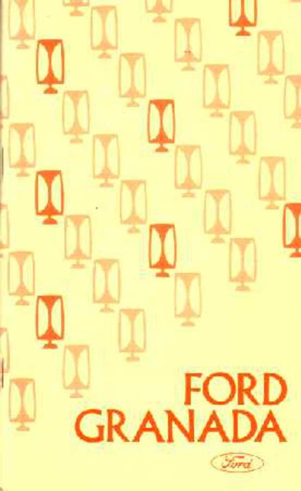 bishko automotive literature 1975 Ford Granada Owners Manual User Guide Operator Book Fuses Fluids OEM