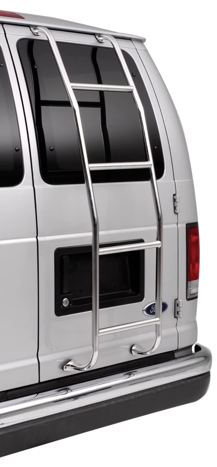 Surco 093F Stainless Steel Van Ladder for Ford, Silver