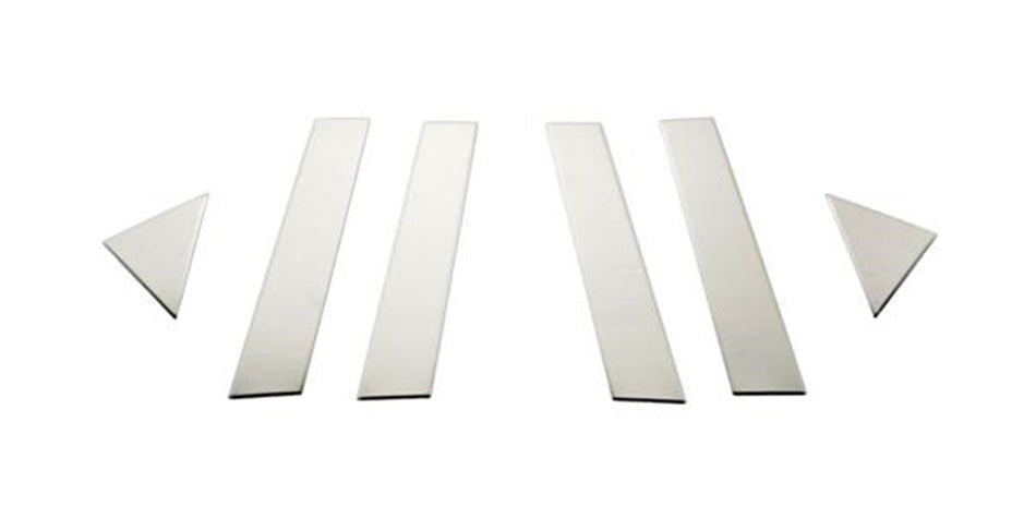 Putco Stainless Steel Pillar Posts Trim Kits - Fits Toyota Tundra 2007-2021 Double Cab CrewMax