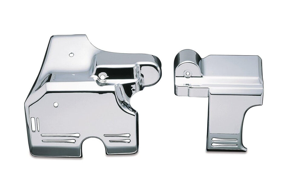 Kuryakyn 7710 Motorcycle Accent Accessory: Transmission Covers for 1997-2004 Honda Valkyrie Motorcycles, Chrome