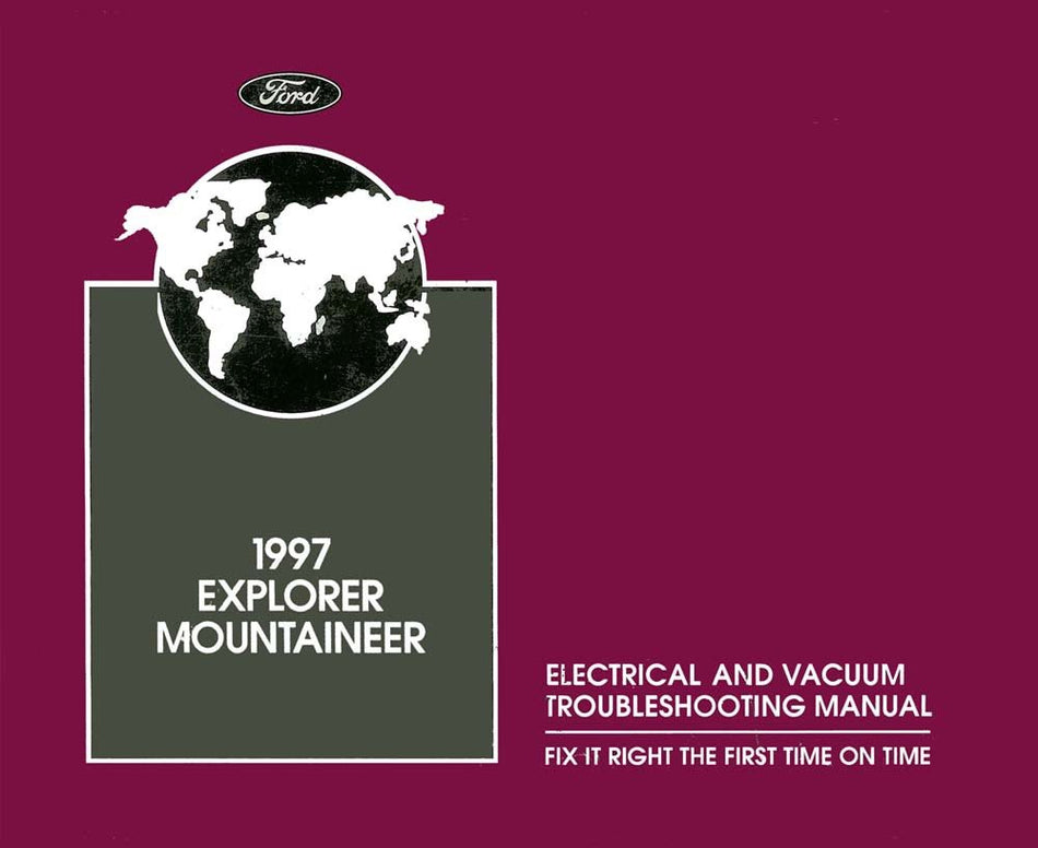 bishko automotive literature 1997 Ford Explorer Mercury Mountaineer Electrical Vacuum Diagnostic Procedure
