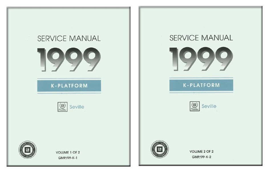 bishko automotive literature 1999 Cadillac Seville Shop Service Repair Manual Book Engine Electrical OEM