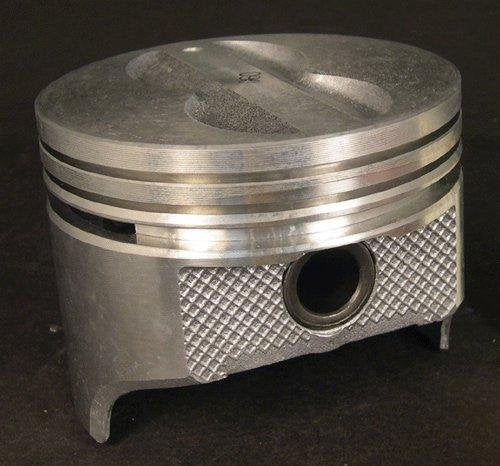 Silv-O-Lite Cast Flattop Pistons for 1969-70 Chevy 350 5.7L V8 Oversize 60