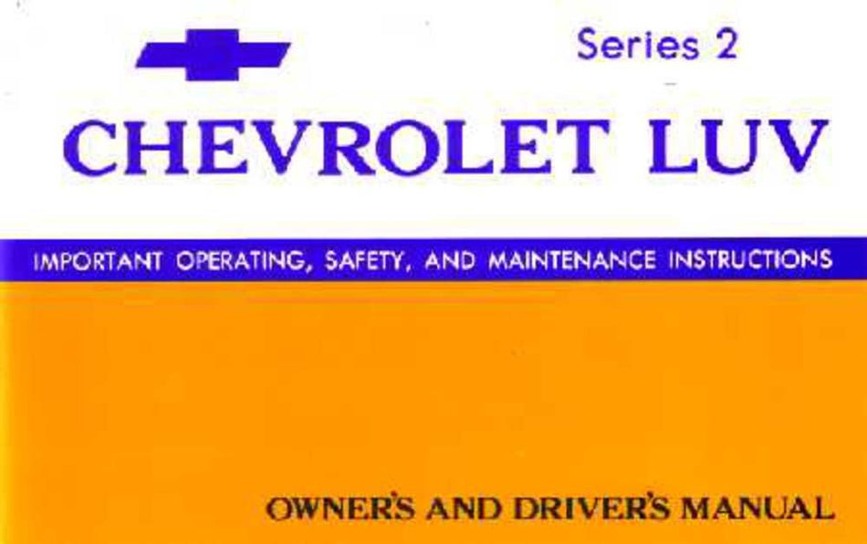 bishko automotive literature 1973 Chevrolet Luv Truck Owners Manual User Guide Operator Book Fuses Fluids