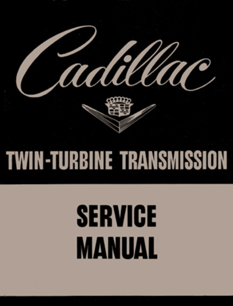 bishko automotive literature 1953 1954 Cadillac Twin-Turbine Transmission Shop Service Repair Manual Book OEM