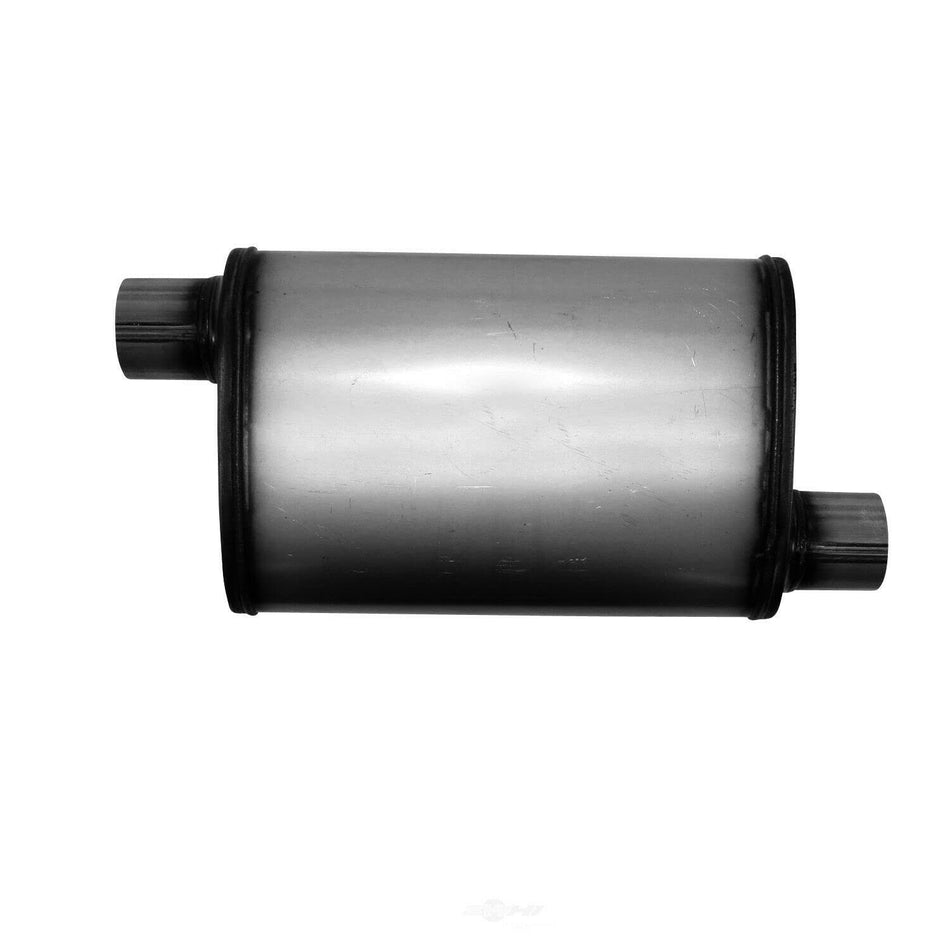 nobrandname SA1236 Muffler - Cherry Bomb Salute Reversible Oval Body - H4 X W9 X L14 20 OAL 2-1/2 O/O Muffler - Cherry Bomb Salute
