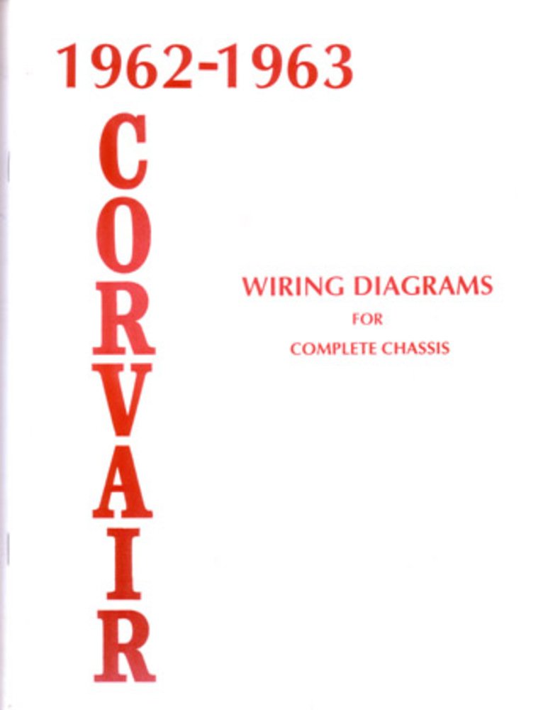 bishko automotive literature 1962 1963 Chevrolet Corvair Electrical Wiring Diagrams Schematics Mechanic Book