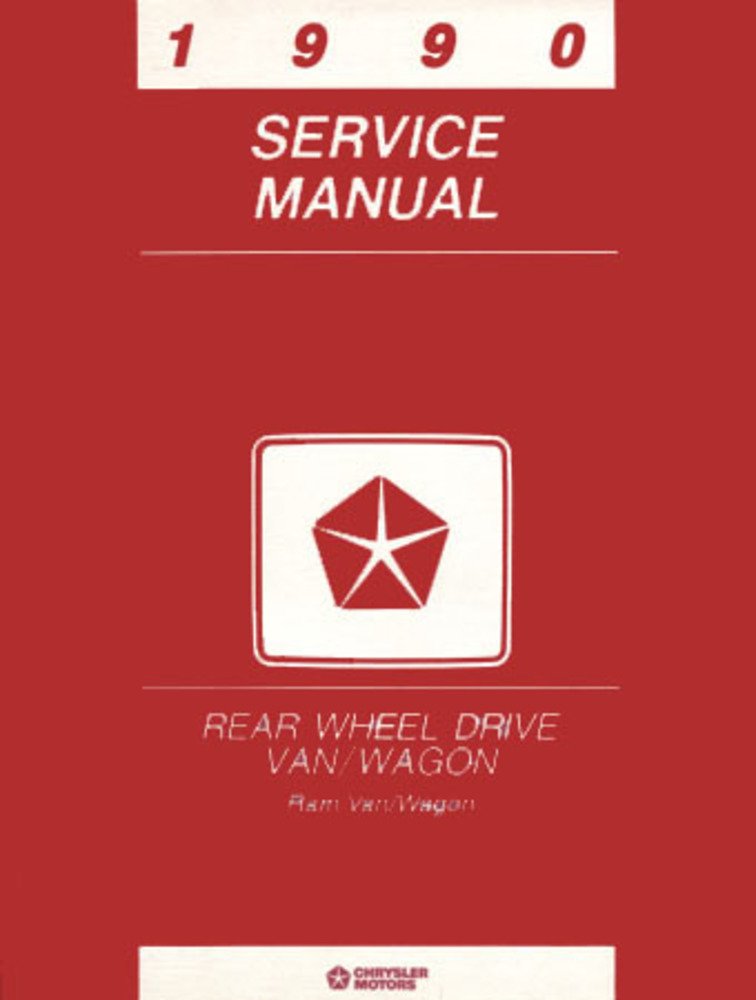 bishko automotive literature 1990 Dodge Ram Van Wagon Shop Service Repair Manual Book Engine Wiring OEM
