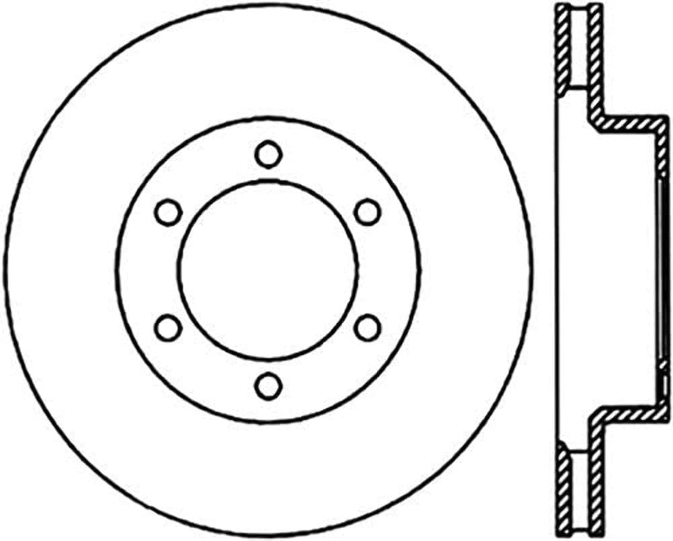 Centric Parts 121.44127 C-Tek Standard Brake Rotor