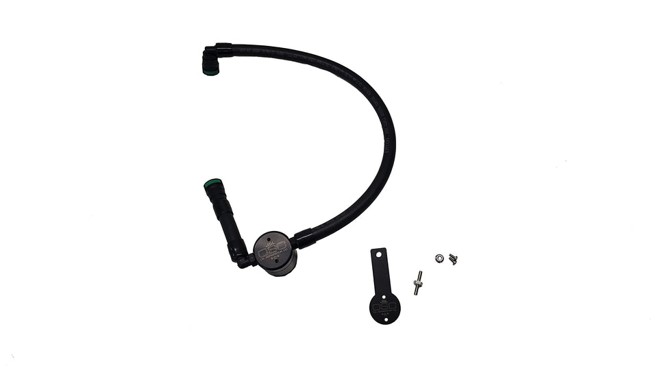 J&L Oil Separator 3.0 3074P Compatible for 2016-2023 Dodge Durango 3.6L; 2016-2022 Jeep Grand Cherokee (WK) 3.6L (Black)