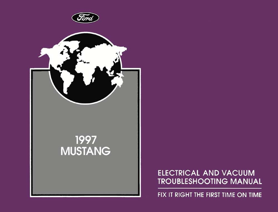 bishko automotive literature - Electrical Vacuum Troubleshooting Procedure Service Manual for The 1997 Ford Mustang