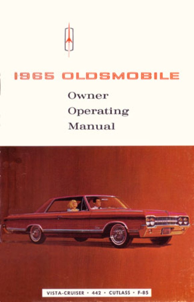 bishko automotive literature 1965 Oldsmobile 442 F-85 Vista Cruiser Owners Manual User Guide Operator Book